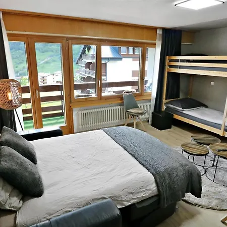 Nouveau Avec Vue Imprenable Sur La Vallee Lejlighed Leukerbad