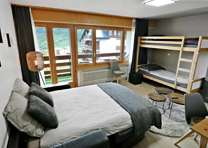 Nouveau Avec Vue Imprenable Sur La Vallee Διαμέρισμα Leukerbad